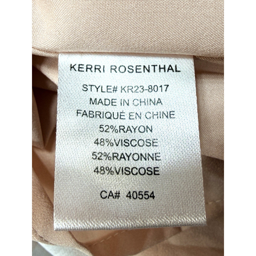 Kerri Rosenthal Reign Maxi Wrap Dress Pastel Plaid Romantic Boho Cottage Core M - Picture 8 of 11